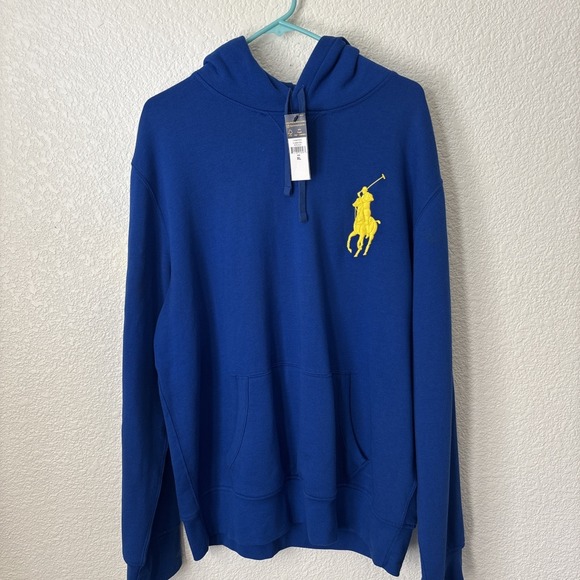 Polo Ralph Lauren Other - Polo Ralph Lauren Blue & yellow Cotton Big Pony Men's Size XL Preppy Casual